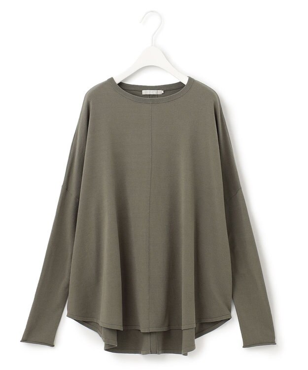 ICB 【洗える・WEB限定カラーあり】 ヴィスコースワイド プルオーバー アッシュカーキ系［WEB限定］