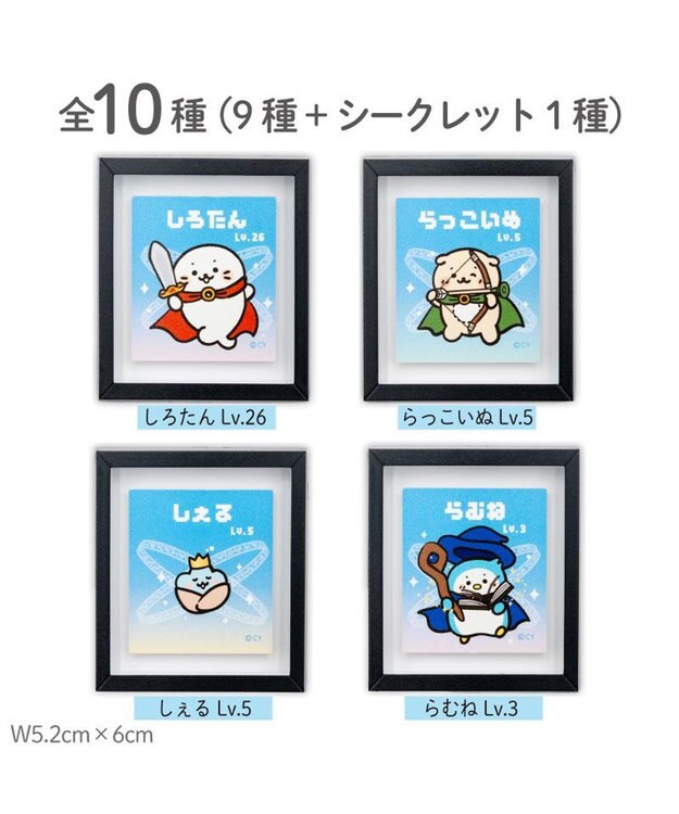 Mother garden しろたん クエスト フレームマグネットコレクション 10個全部セット（シークレット1種含む） 10個全部セット（シークレット1種含む）