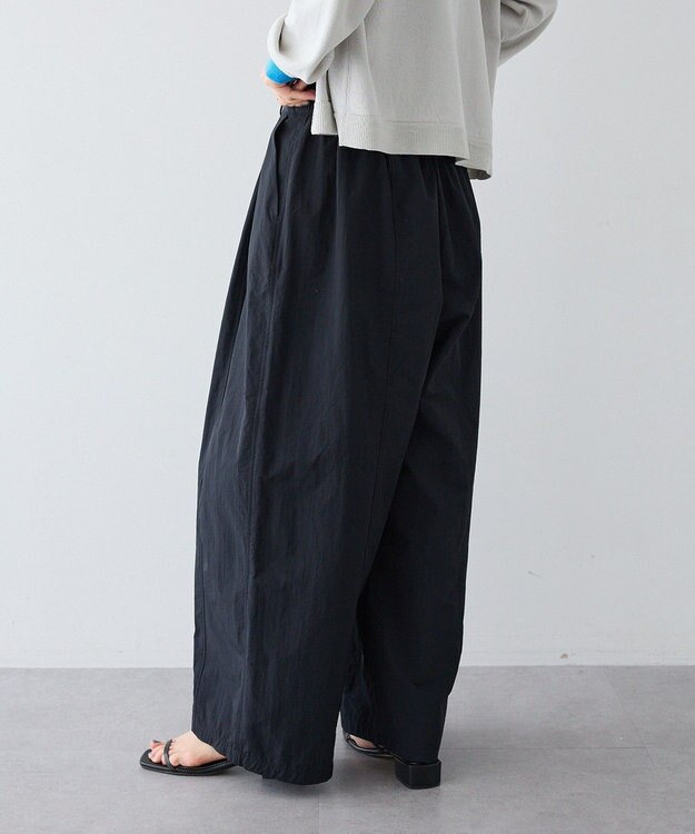 CRAFT STANDARD BOUTIQUE コットンナイロンカーブパンツ Black