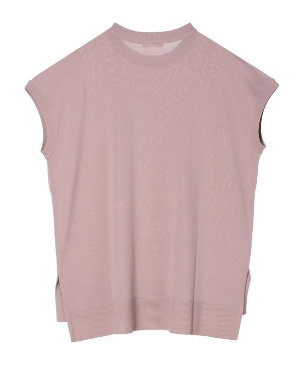 CRAFT STANDARD BOUTIQUE ＵＶカット接触冷感半袖ニットチュニック Pink