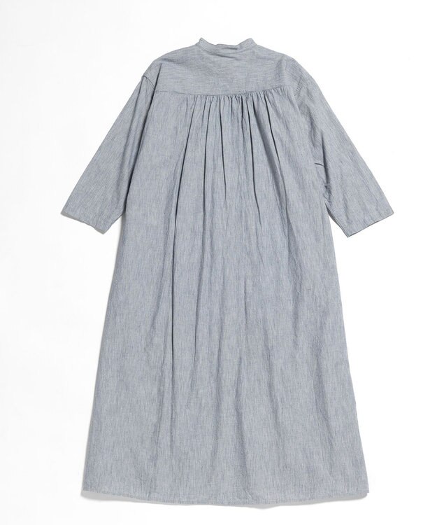 LENO LIGHT HICKORY ONE PIECE / ヒッコリーシャツワンピース WHITE STRIPE