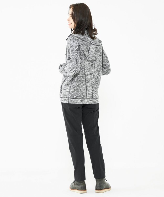 JOSEPH ABBOUD MOUNTAIN 【UNISEX】ランダムスラブリップ パーカー グレー系