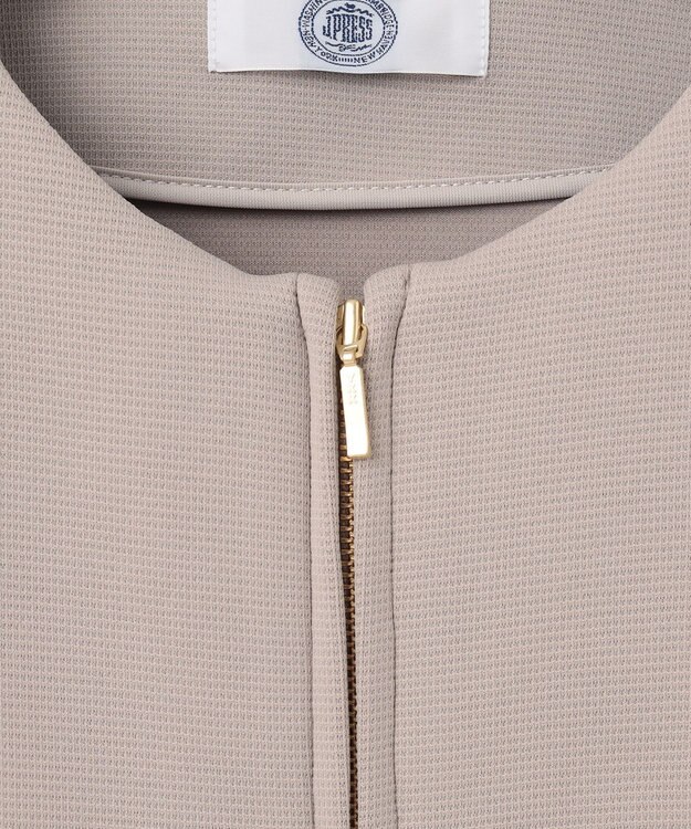 J.PRESS LADIES ダンボールジャージー ブルゾン ブラウン系