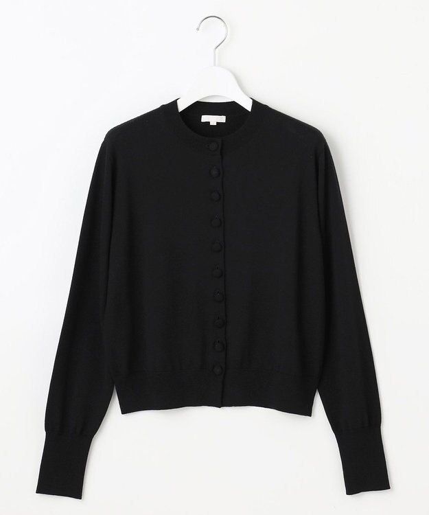 23区 S 【R(アール)】ファインウール ニットカーディガン ブラック系