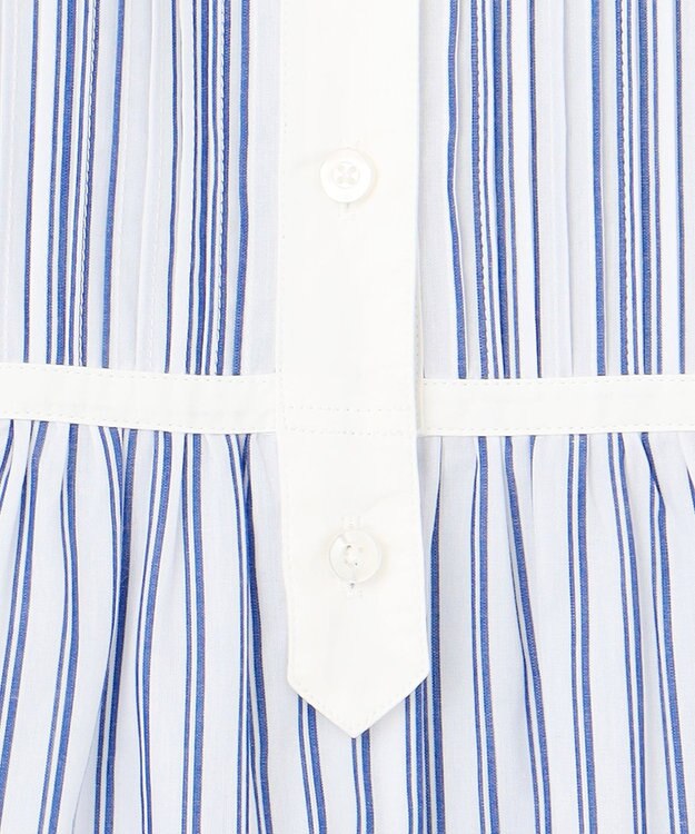 J.PRESS YORK STREET 【WOMEN】コットンタイプライター ブラウス ブルー系2