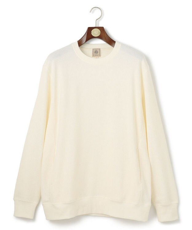 J.PRESS MEN 【J.PRESS PREMIUM JERSEY】クルーネック トレーナー ホワイト系