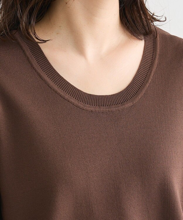 Green Parks ・ＥＬＥＮＣＡＲＥ　ＤＵＥ　２ｗａｙニットプルオーバー Brown