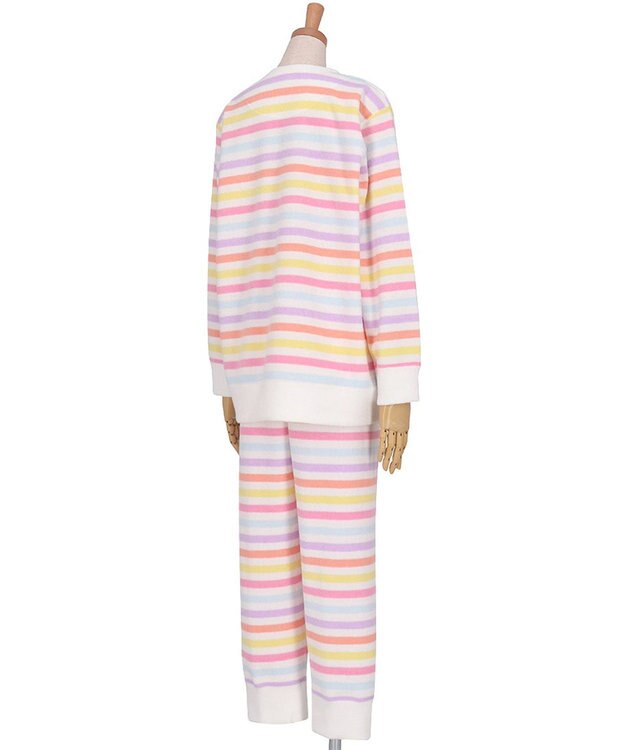 tsumori chisato SLEEP ツモリチサト パジャマ パイル(本体) あったか 長袖 長ズボン レディース UDW405 /ワコール ホワイト