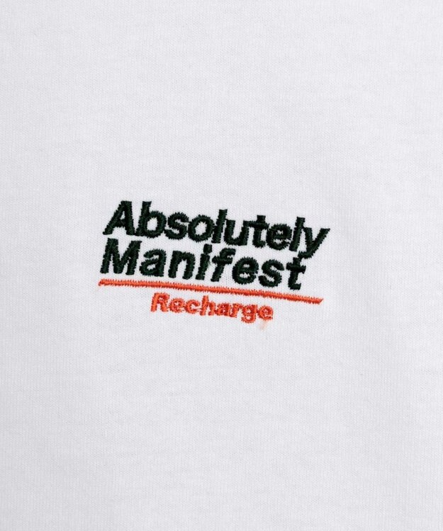 WEGO アウトステッチグラフィックショートT ホワイト