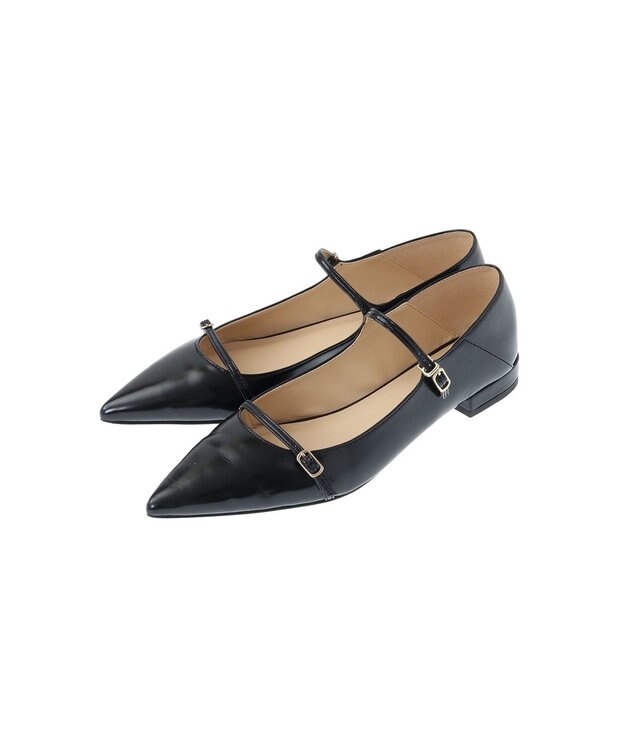 YECCA VECCA 2wayメリージェーンパンプス Black