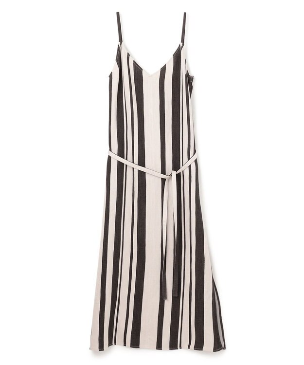 JOSEPH ジョゼフストライプ　ドレス Oyster White/ Black