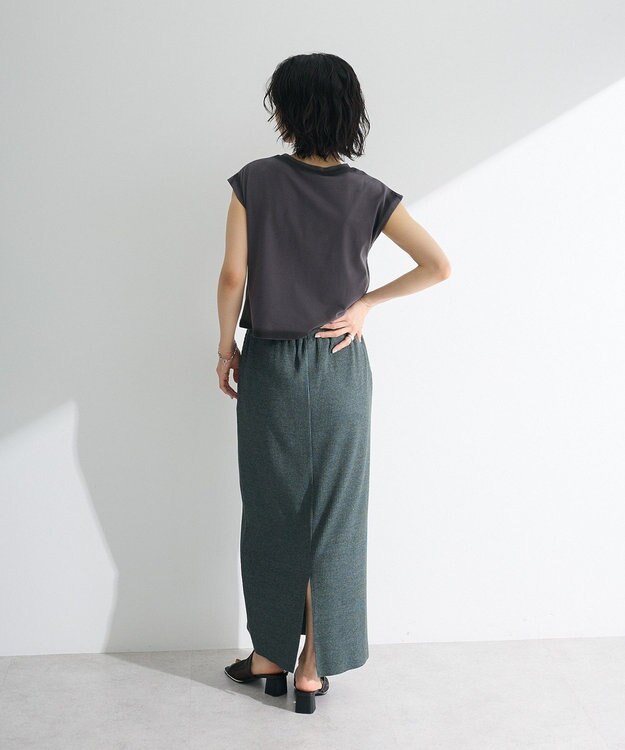 Green Parks ・ｓｗｉｎｇ　ｂｙ　ハートロゴフレンチＴＥＥ Charcoal Gray