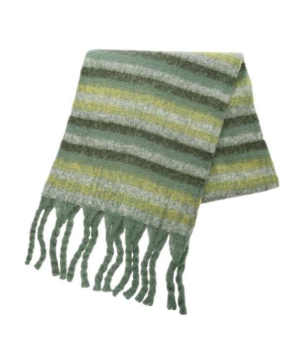 Green Parks ・マルチボーダーマフラー Green