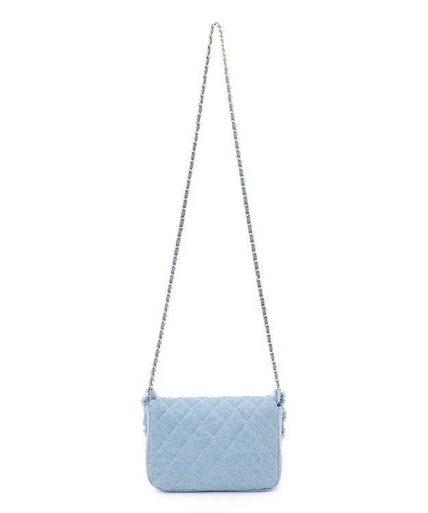 23区 【先行予約】デニムフリンジ ショルダーバッグ スカイブルー系