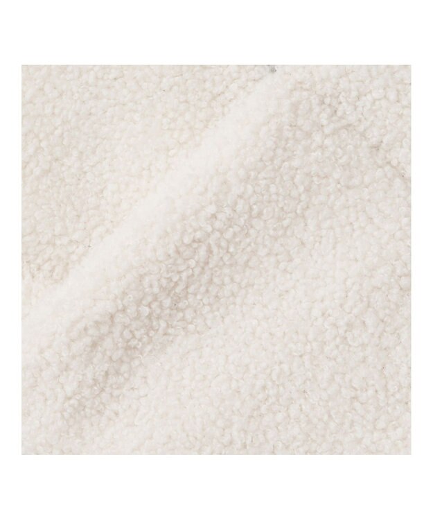 MOONBAT estaa ダウンマフラー 無地ボア／手洗い可／ポケッタブル オフホワイト