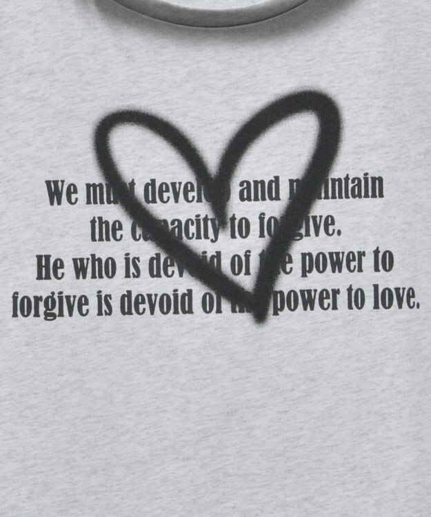 Green Parks ・ｓｗｉｎｇ　ｂｙ　ハートロゴフレンチＴＥＥ Oatmeal