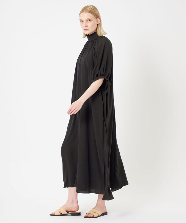 BEIGE， 【WEB限定】JASPE /  ギャザーワンピース Black