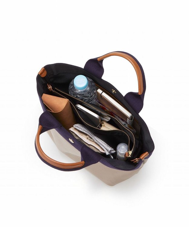 TOPKAPI 【Breath TOPKAPI】リプルネオレザー ミニトートバッグ グレージュ