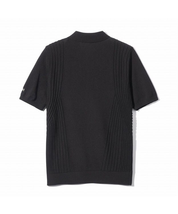 ZERO HALLIBURTON 【雑誌掲載】ニットポロシャツ ZHG-W5S7a 82982 ブラック