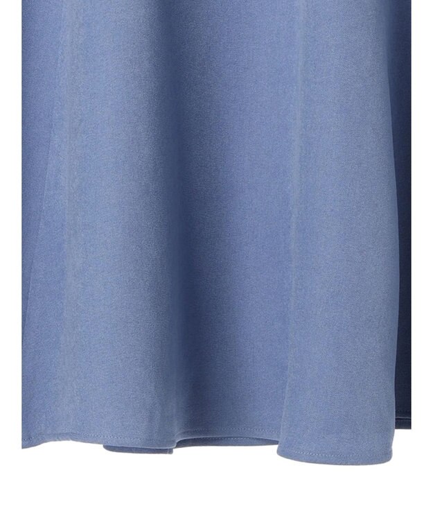 earth music&ecology バックレースアップスカート Blue