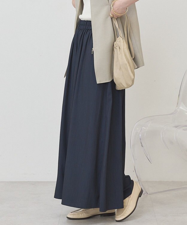 AMERICAN HOLIC 【選べる丈】ギャザースカーチョ【WEB限定カラー有り】 Navy