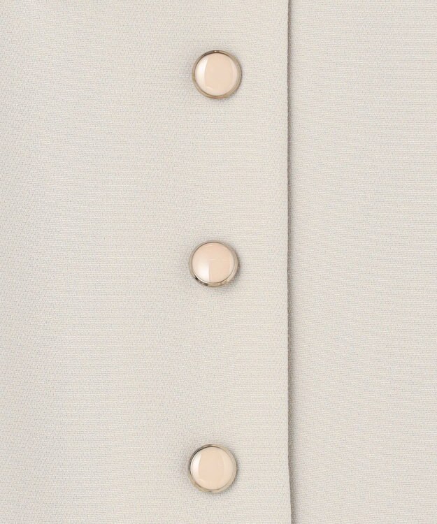 J.PRESS LADIES S 【2way】セラテリーダブルクロス 襟付き ワンピース グレージュ系