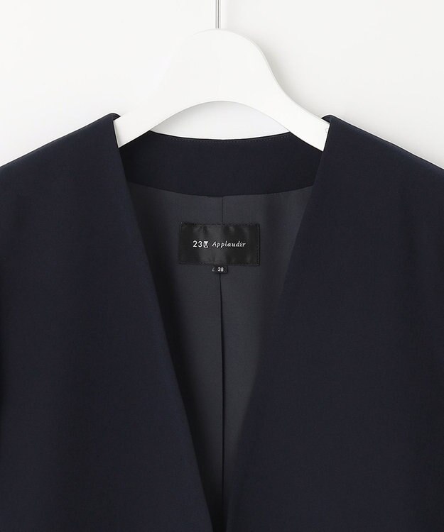23区 【APPLAUDIR】ダブルクロス ジャケット ネイビー系