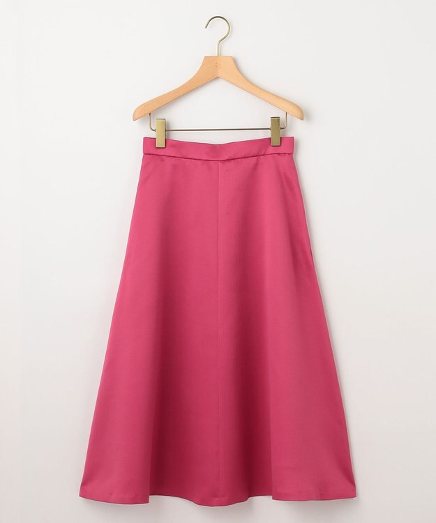組曲 L マットサテンノーブルスカート フューシャピンク系
