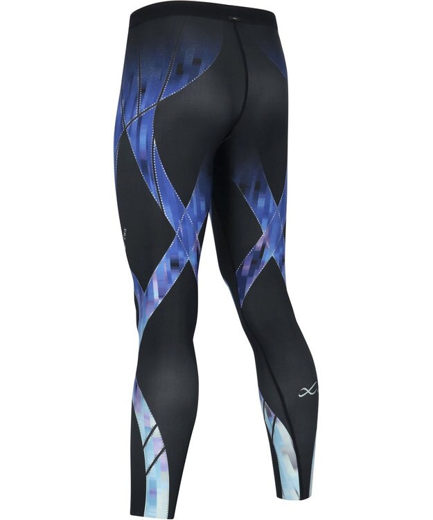 CW-X 【MEN】 スポーツタイツ 下半身フルサポート ジェネレーターモデル2.0 吸汗速乾 抗菌防臭 HZO699 /ワコール サックス