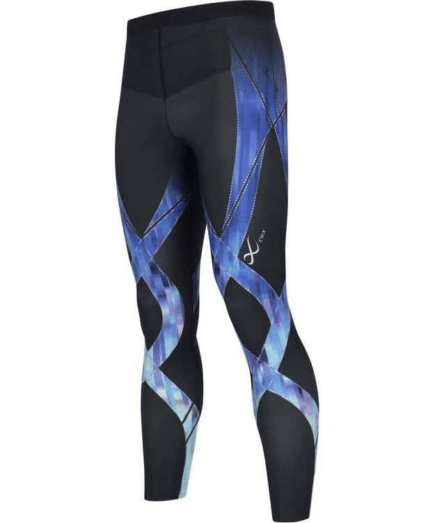 CW-X 【MEN】 スポーツタイツ 下半身フルサポート ジェネレーターモデル2.0 吸汗速乾 抗菌防臭 HZO699 /ワコール サックス