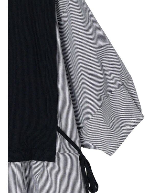 Green Parks テレコドッキングチュニック Stripe