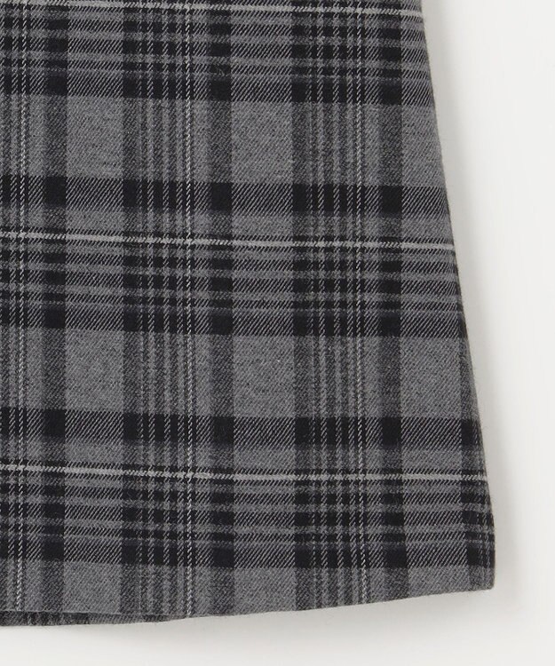 J.PRESS LADIES S クラシカル ツイード タータン スカート グレー系3