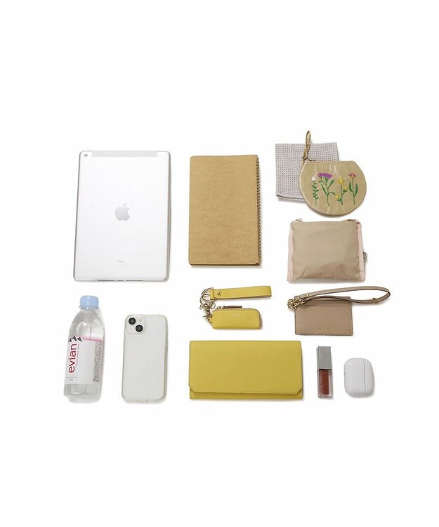 TOPKAPI 【新色追加】【TREASURE TOPKAPI】ネオプレン フロントポケット 2way ショルダー付き ミニトートバッグ グレー