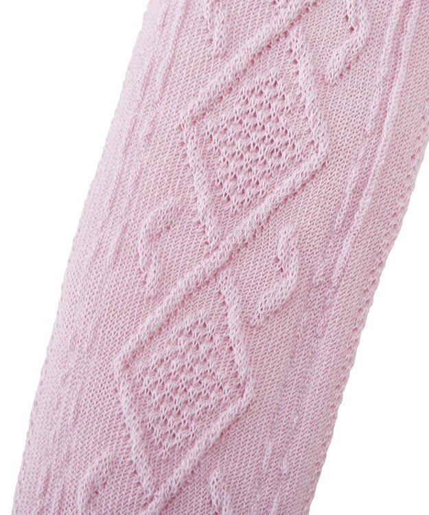 MIKI HOUSE HOT BISCUITS 【70-120cm】 アーガイル柄 タイツ パープル