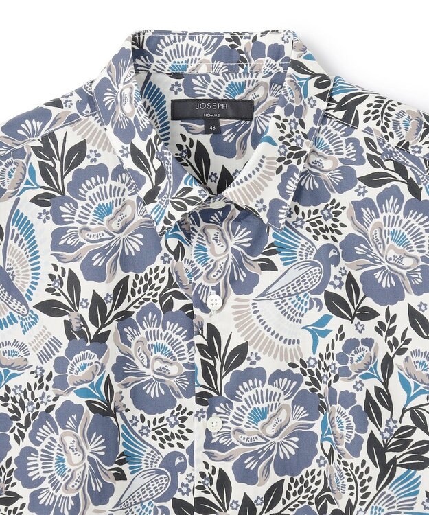 JOSEPH HOMME 新柄【洗える】メキシカントロピカルプリント　半袖レギュラーカラーシャツ ホワイト系5