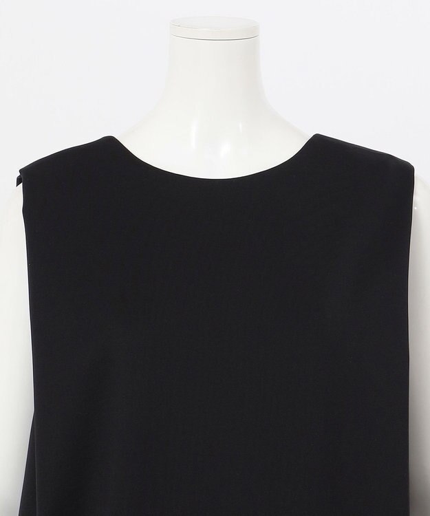 23区 【エステータ】スキューバ ノースリーブ ワンピース ブラック系