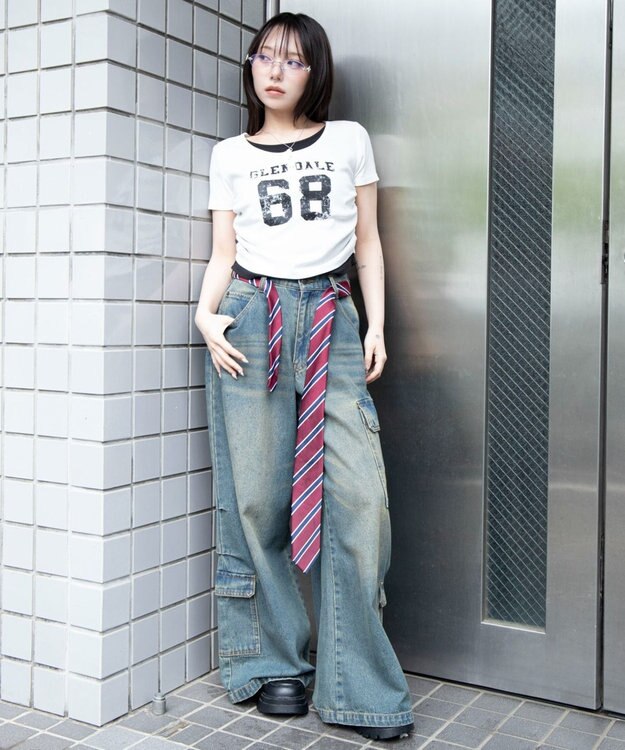 WEGO レイヤードグラフィックT 柄2