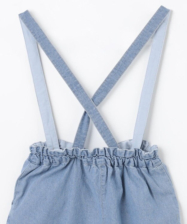 ANY KIDS デニム ガウチョパンツ ブルー