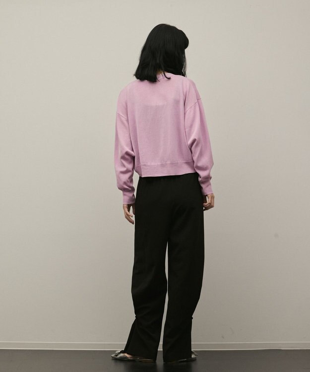 GRACE CONTINENTAL スリーブスリットニットカーディガン ピンク