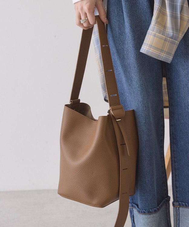 AMERICAN HOLIC 【2点SET】2WAYショルダーバッグinポーチ Brown