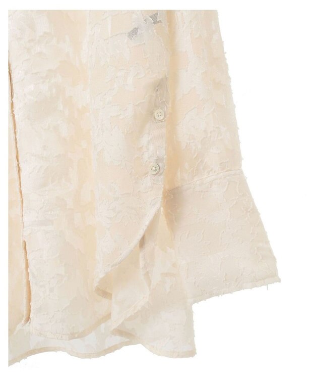 YECCA VECCA 3wayシアージャガードシャツ Ivory