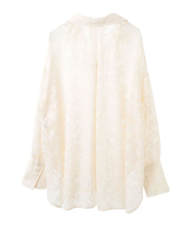 YECCA VECCA 3wayシアージャガードシャツ Ivory