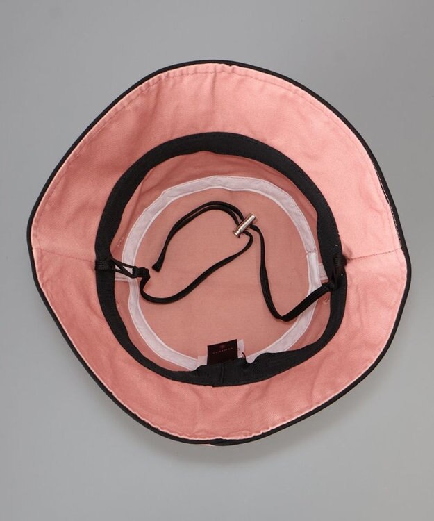 AURORA 【 CLATHAS.（クレイサス）】刺繍ドローコード付きバケットハット ピンク