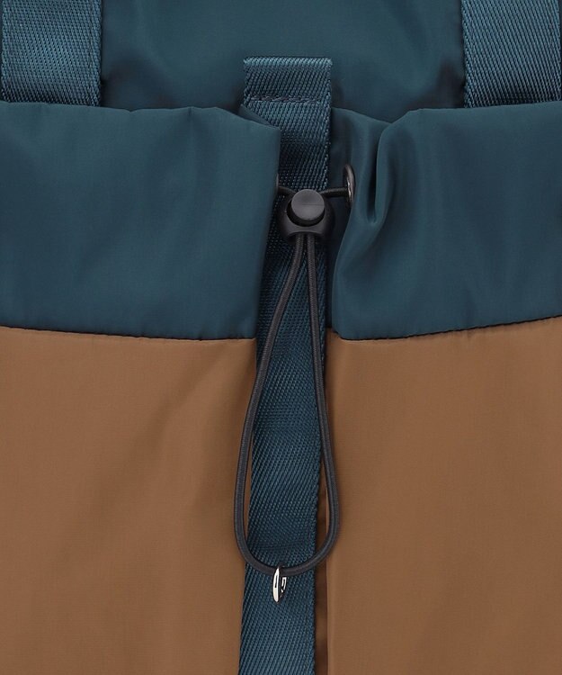 Y'SACCS ドローストリング コンビカラーリュックサック ブルー