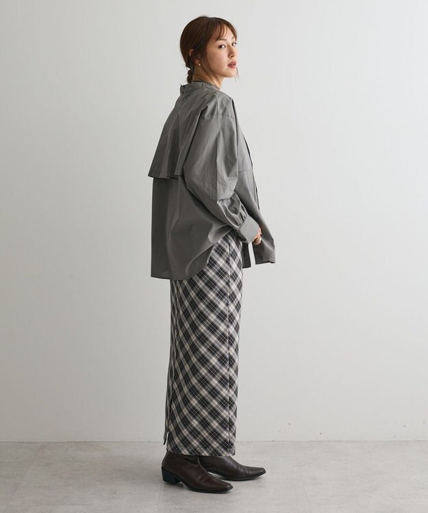 CRAFT STANDARD BOUTIQUE ヨークデザインシャツ Dark Gray