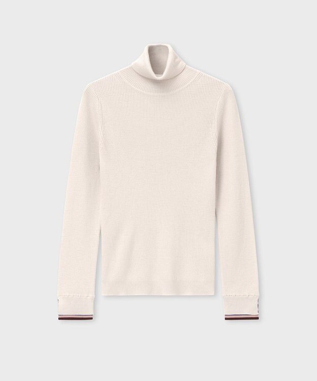 Paul Smith ハイゲージ タートルネック ニット エクリュ