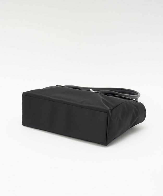 russet 《@__serako.r__企画》クラウズナイロンフラップトートバッグ(CE-1690) Black