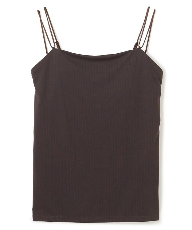 UNFILO L ラッシュガード カップ付き キャミソール チャコールブラウン