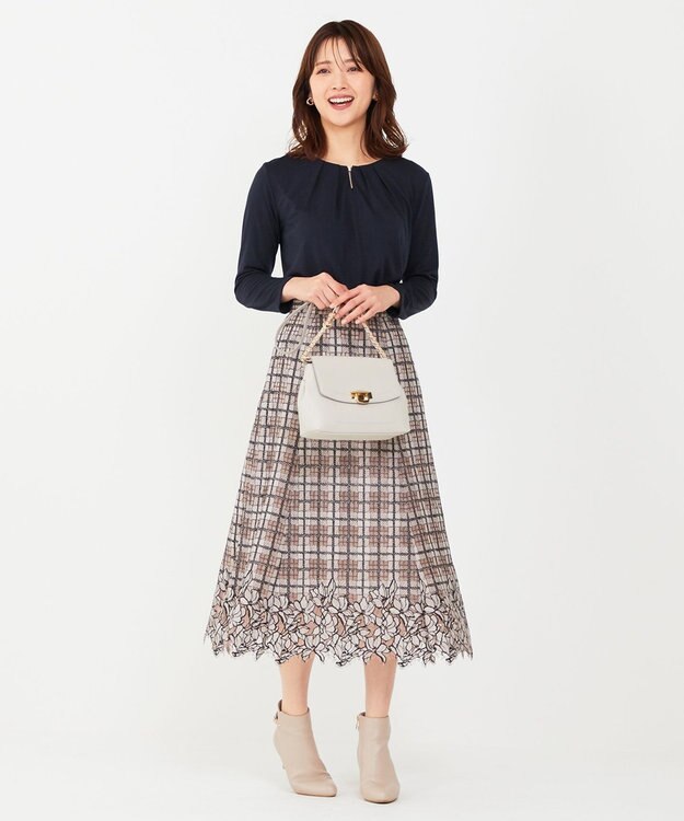 ANY SIS 【吸水速乾】コンフォートジャージータック カットソー ネイビー