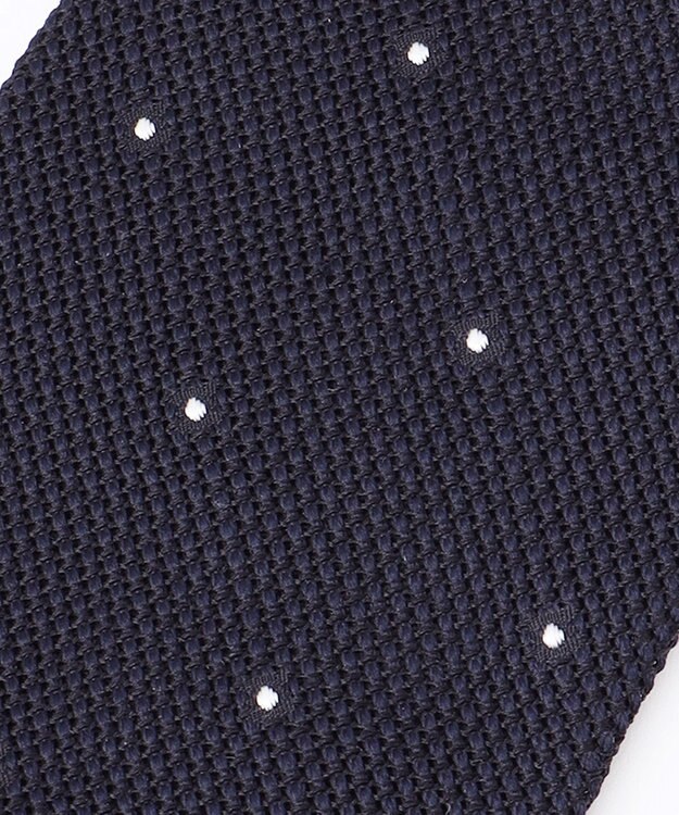 J.PRESS MEN 【JAPANESE SILK FRESCO TIE COLLECTION】ドットネクタイ ネイビー系8